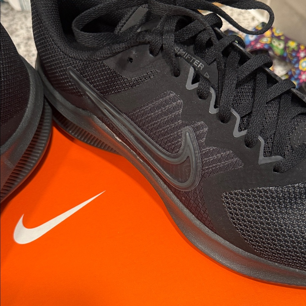 Nike Black Mesh Sneakers